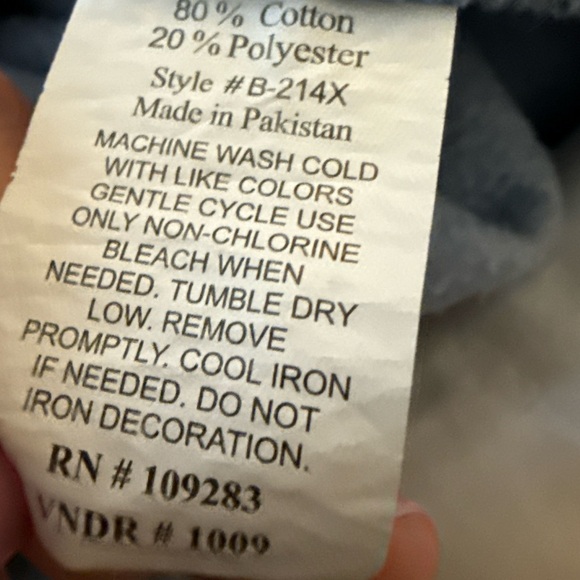 Vintage Havana Boys Blue Hooded Plaid Flannel Jacket like new size 4 - Picture 3 of 3